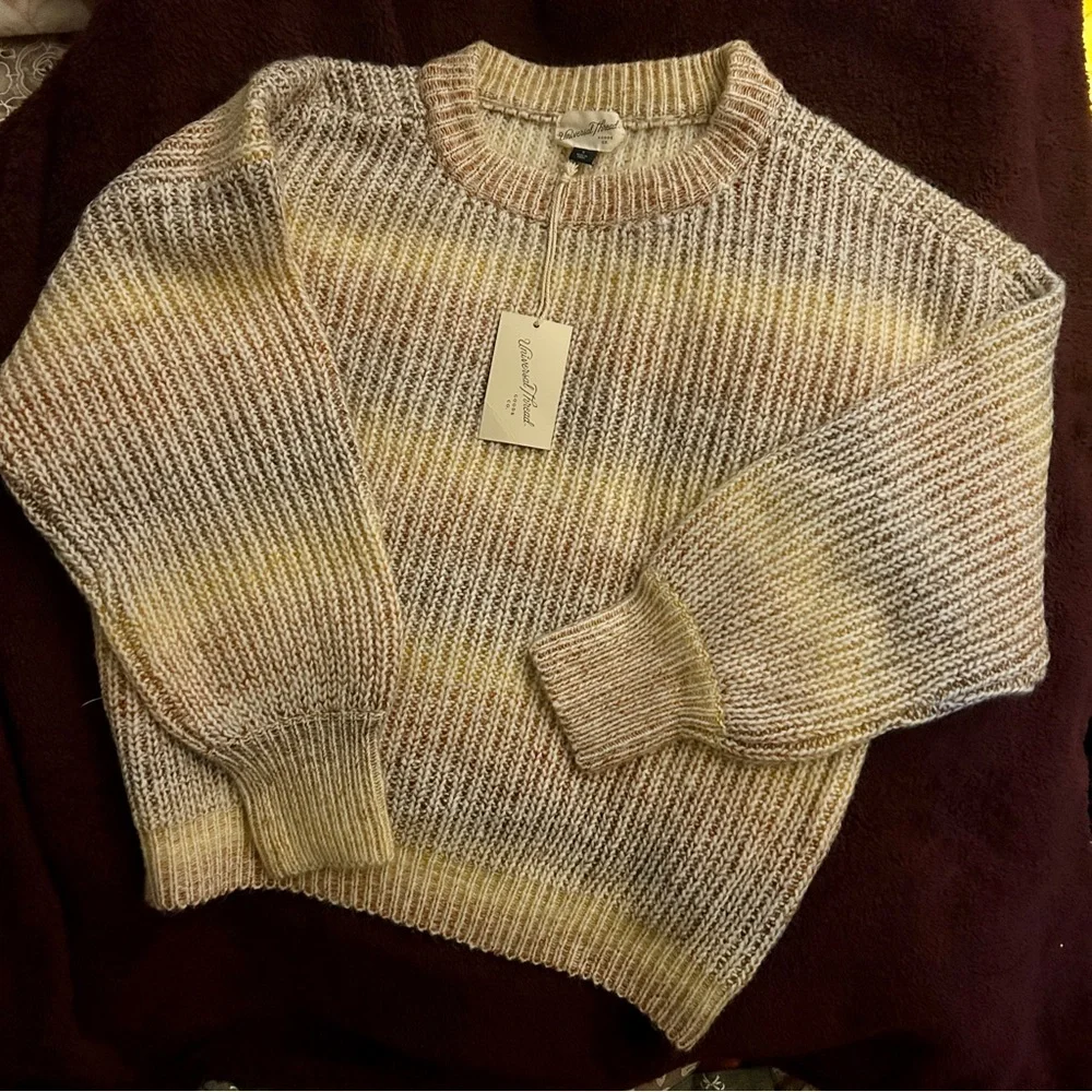Universal Thread Multicolor Striped Sweater - Picture 1 of 6